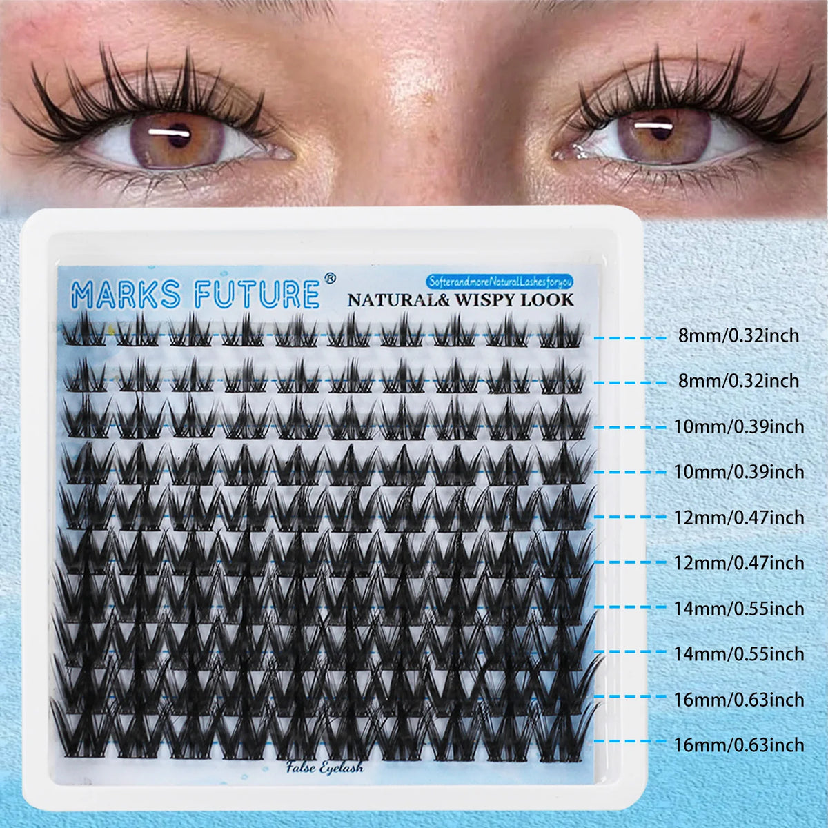 Kaila 8-16 mm C-Curved Lashes