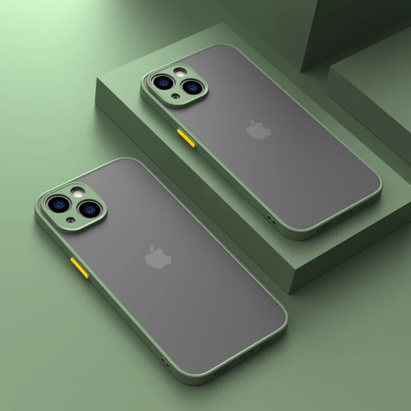 LUXE LINE Armor Bumper Shockproof Silicone iPhone Case