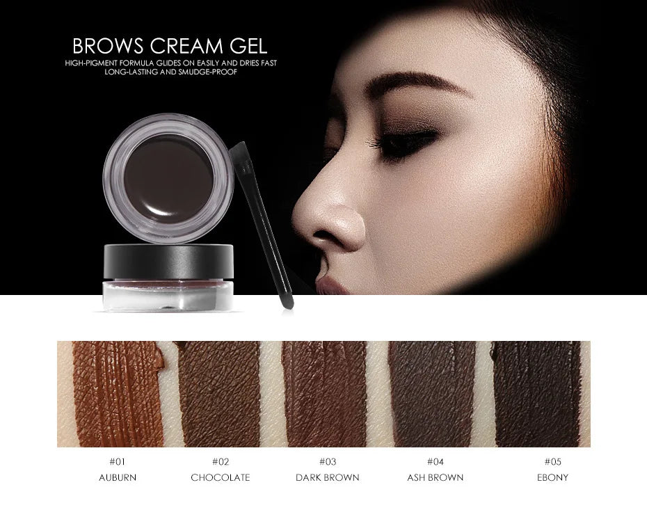 LUXE LINE Focallure Eyebrow Gel Cream — Waterproof Long-Lasting Brow Setter
