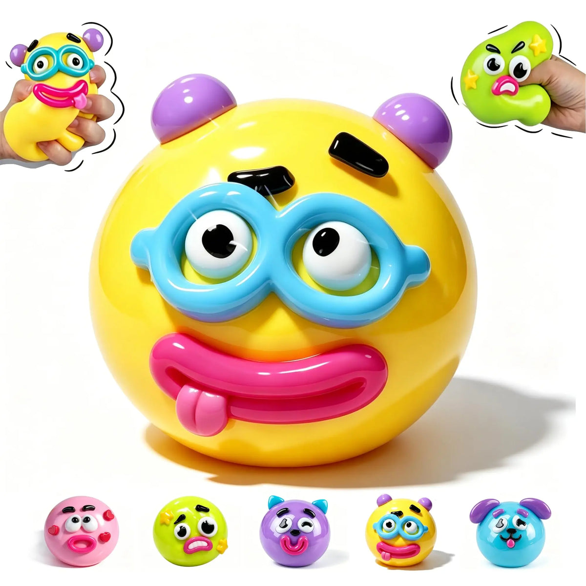 Dog Face Swap Squishy Slow Rise Toy