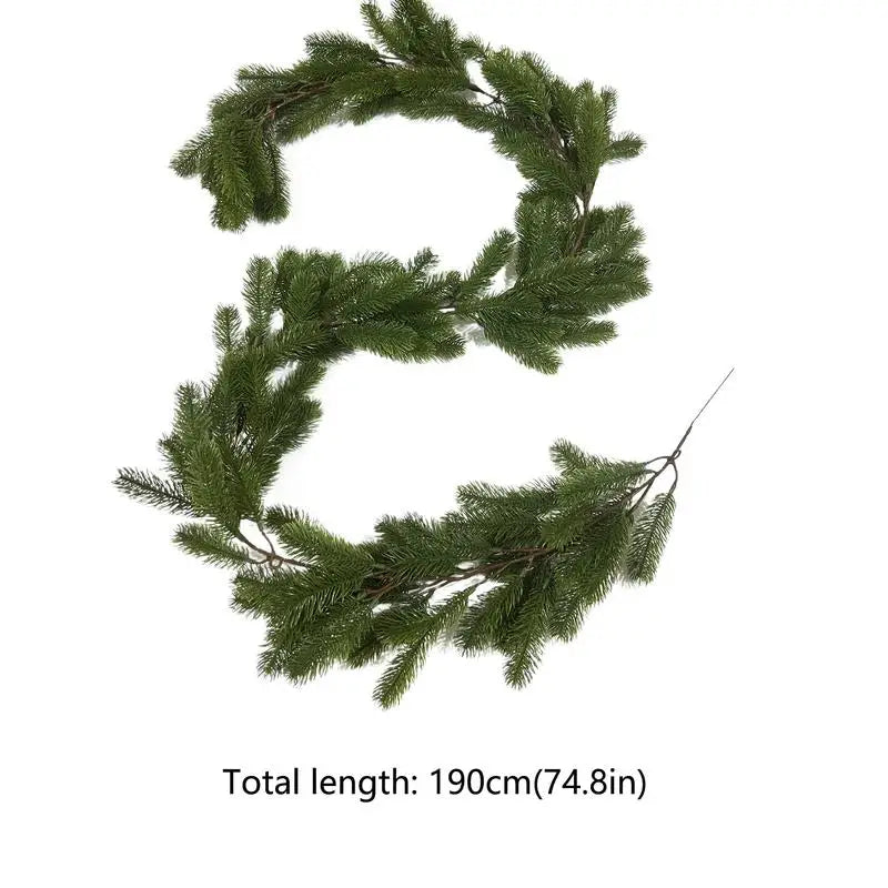 Christmas Pine Garland Real Touch