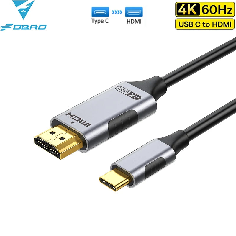 LUXE LINE USB-C to HDMI Cable – 8K@60Hz, 4K@120Hz for MacBook & iPad