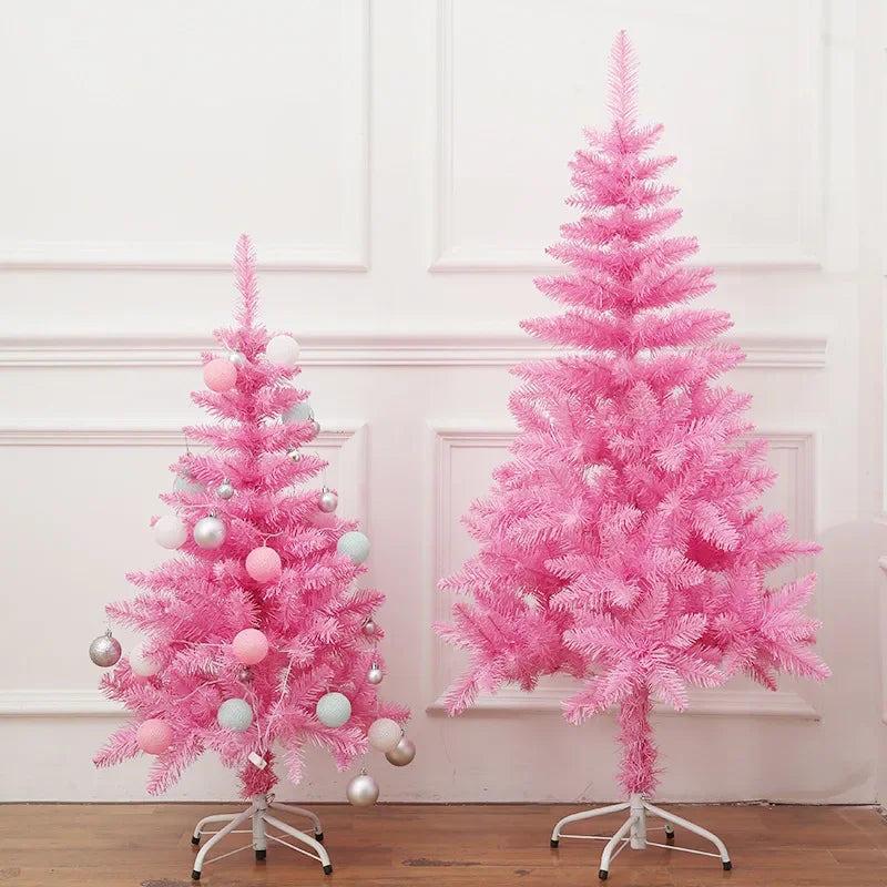 Pink Rose Artificial Christmas Tree