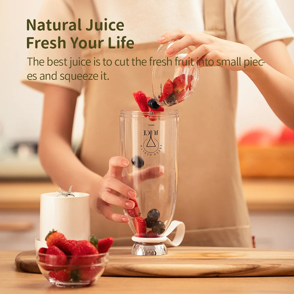 Electric Juicer Juice Cup Citrus Orange Lemon Squeezer USB Charging Kitchen Fruit Juicer Blender Fresh Separator Press Machine