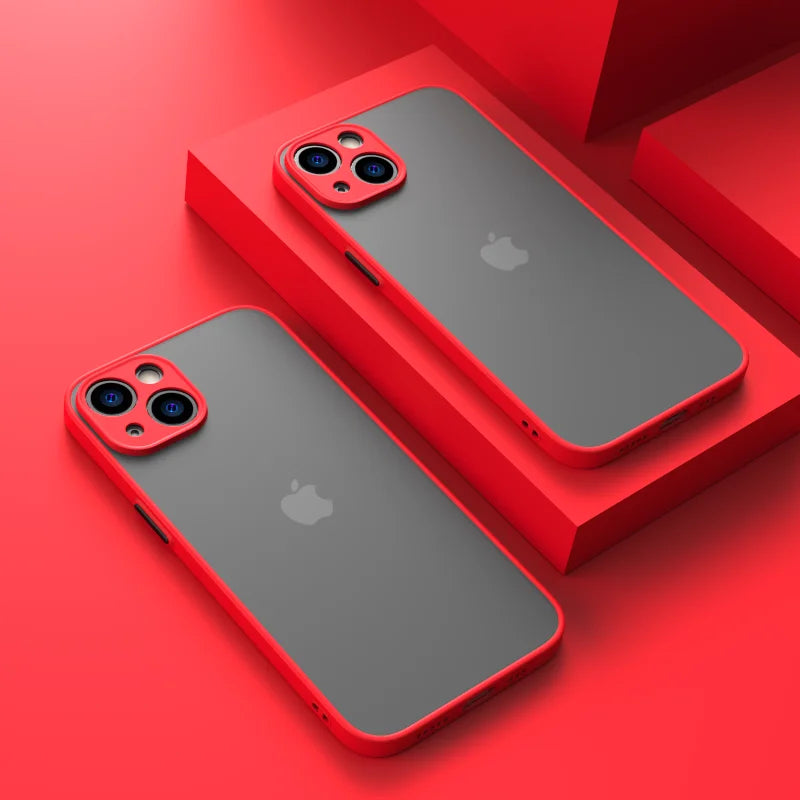 LUXE LINE Armor Bumper Shockproof Silicone iPhone Case