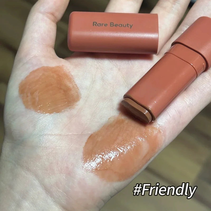 Rare Beauty Positive Light Fine Shimmer Lip Balm Glass Water Shine Transparent Glitter Lipstick Moisturizing Butter Lip Balm