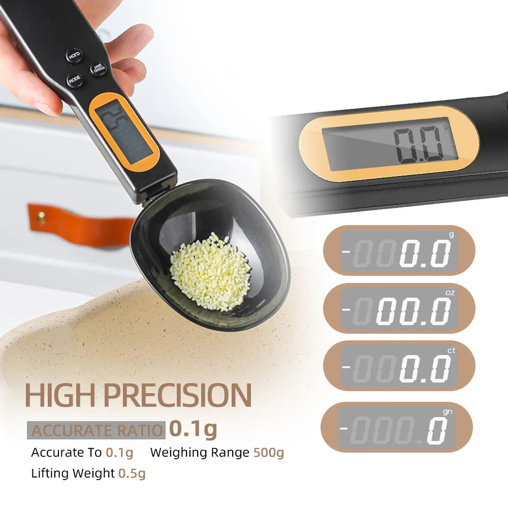 LCD Digital Adjustable Measuring & Weighing Spoon Scale