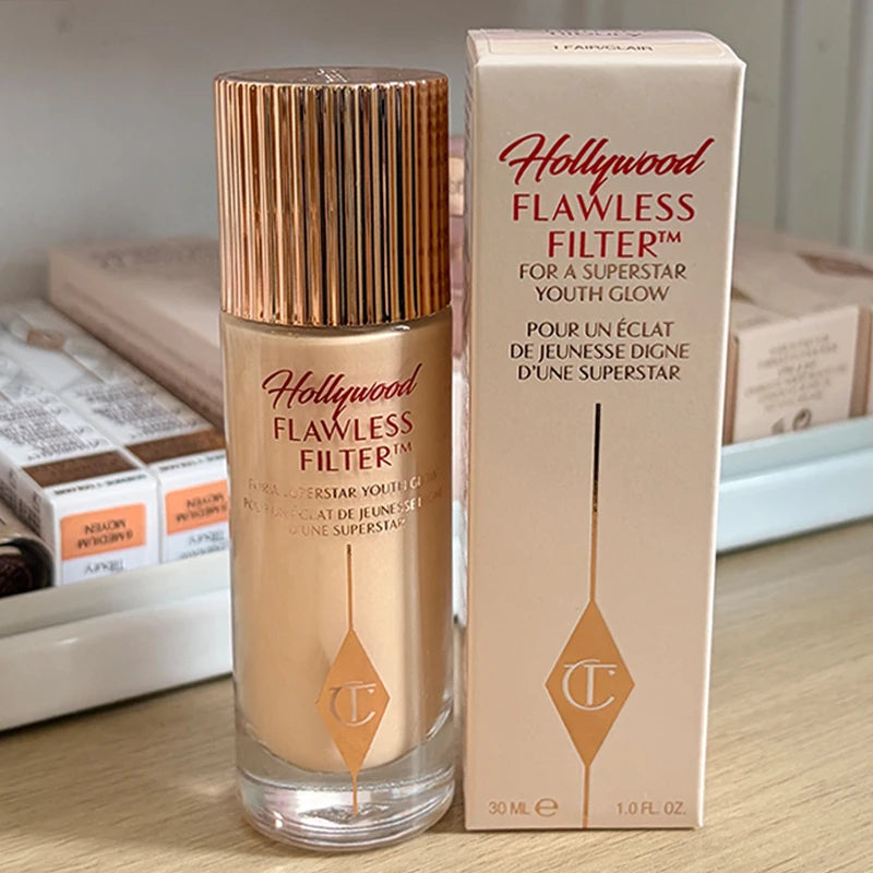 LUXE LINE Charlotte 4-Color Liquid Foundation & Air Cushion – Micro Light Concealer