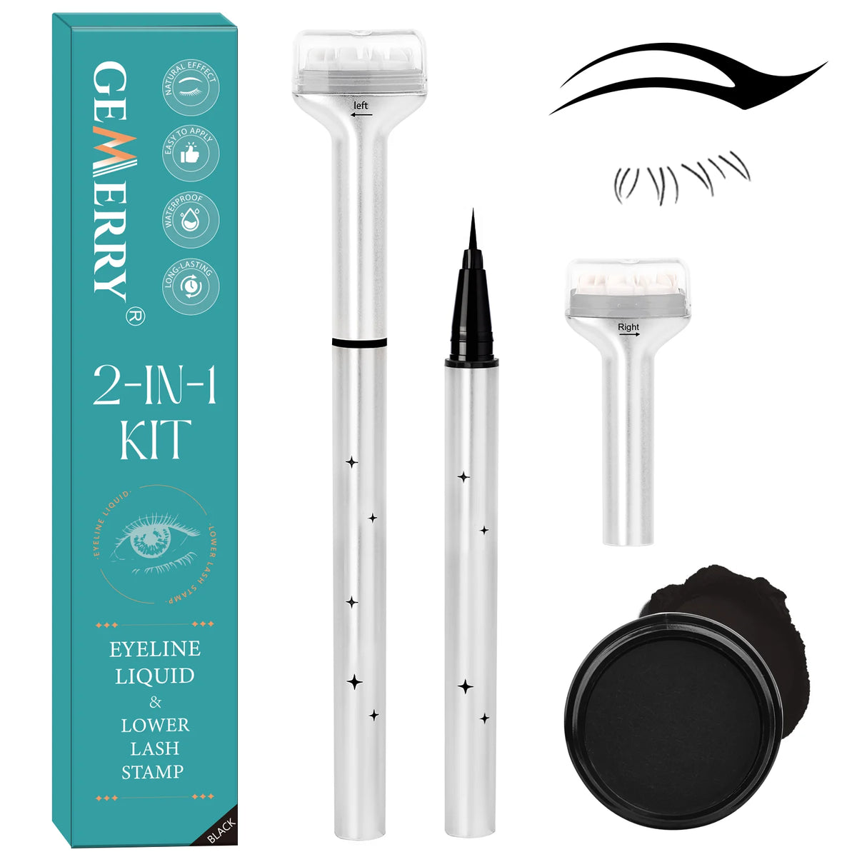 2-in-1 Lower Lash Stamp Kit with Ink | Luxe Line