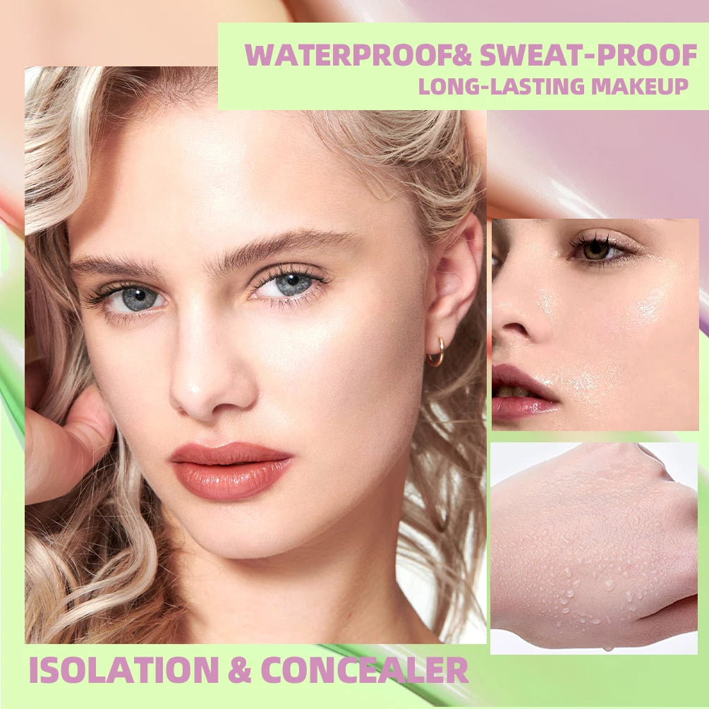 QIBEST Tri-Color Brightening Primer