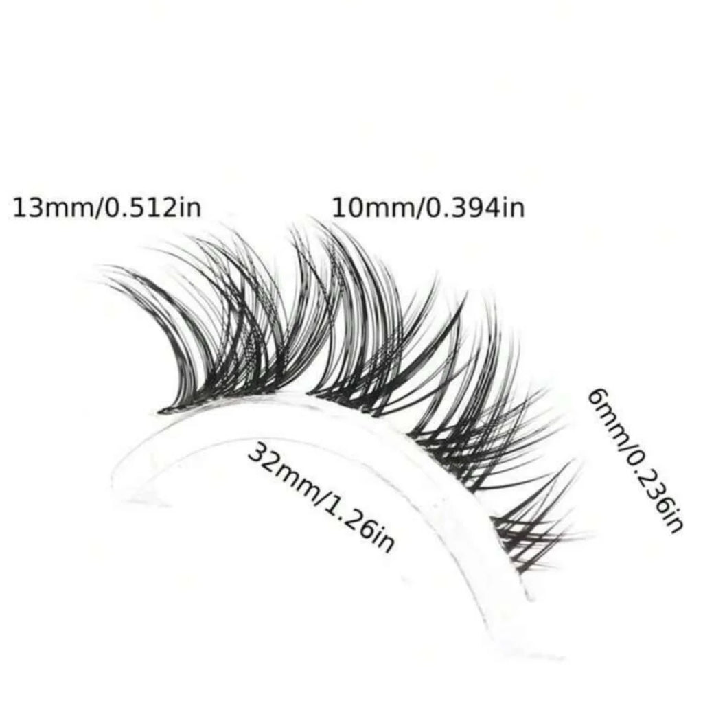 Fox-Eye False Eyelashes (5 Pairs)