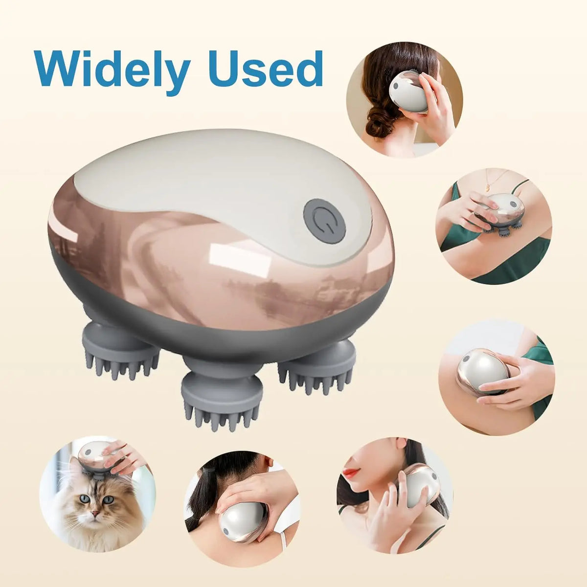 LUXE LINE Electric Scalp Massager Handheld