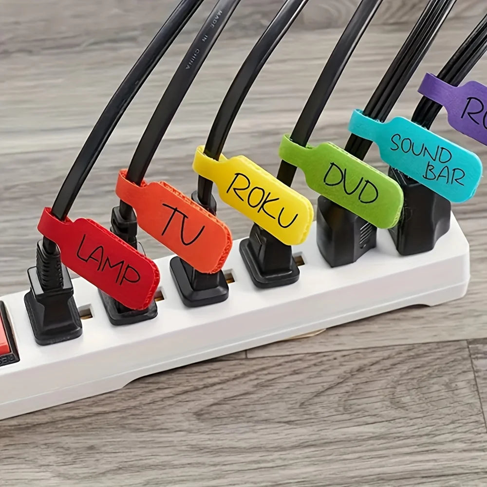 LUXE LINE Reusable Waterproof Cable Labels