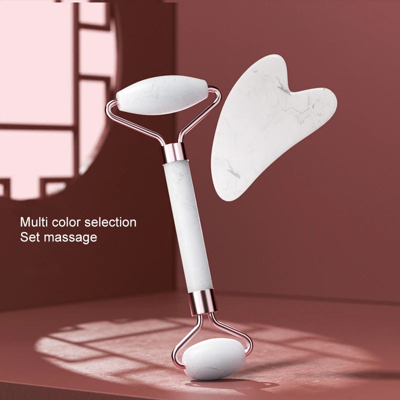 LUXE LINE Facial Roller & Gua Sha Massage Tool