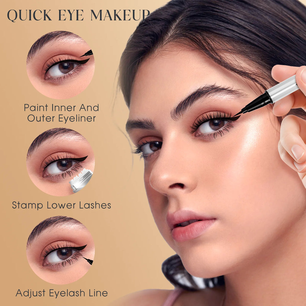 2-in-1 Lower Lash Stamp Kit with Ink | Luxe Line