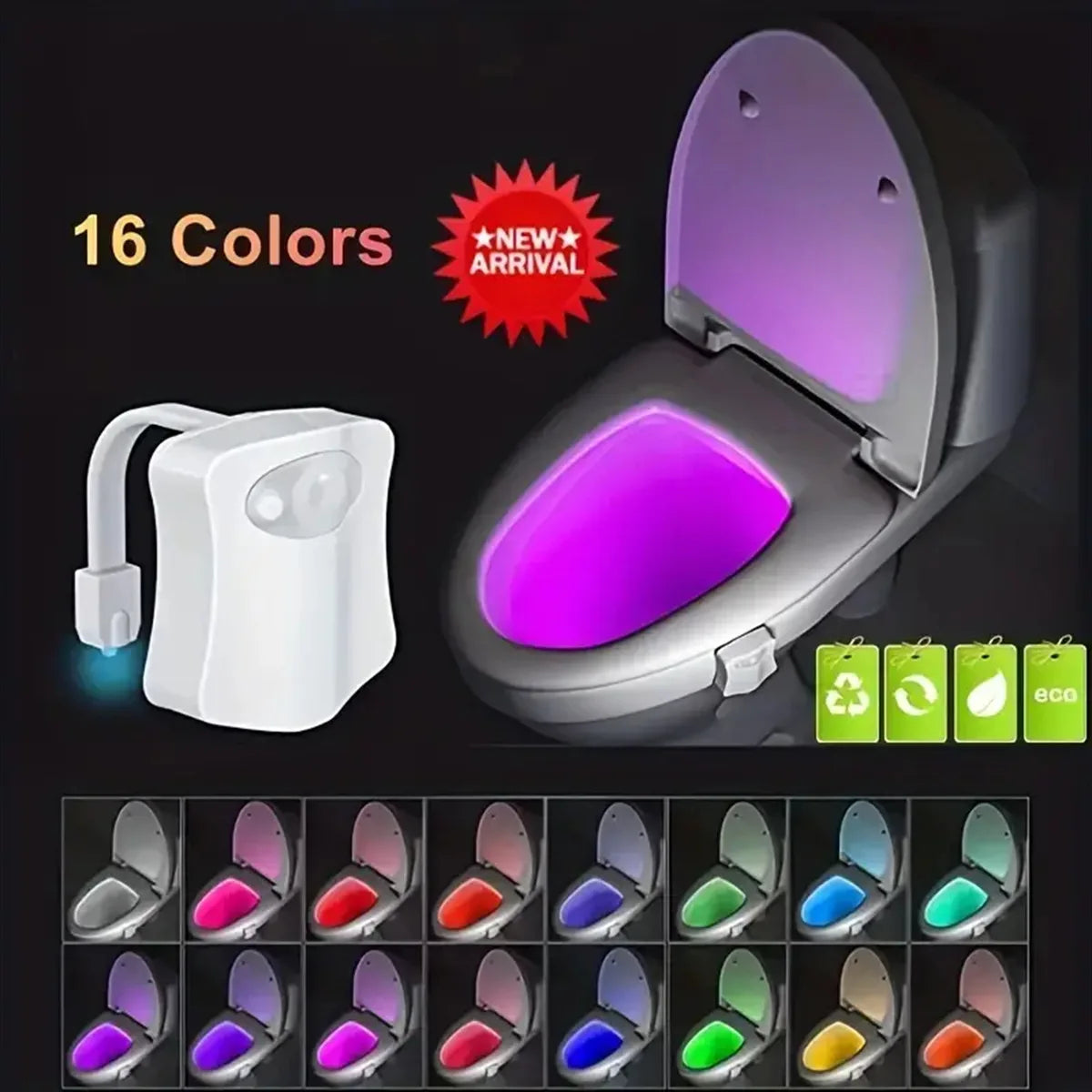 LUXE LINE Motion Sensor RGB Night Light 8/16 Colors