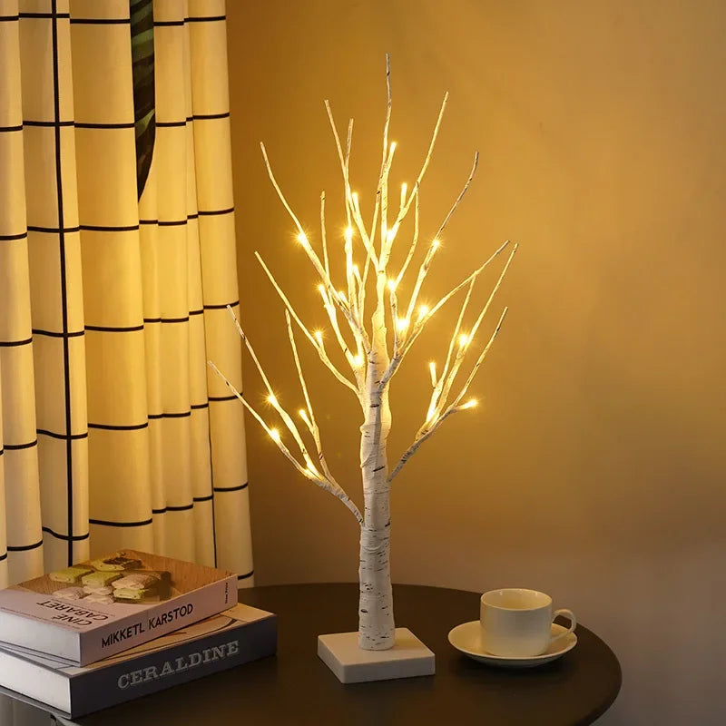 Christmas Birch Tree LED Light Decoration