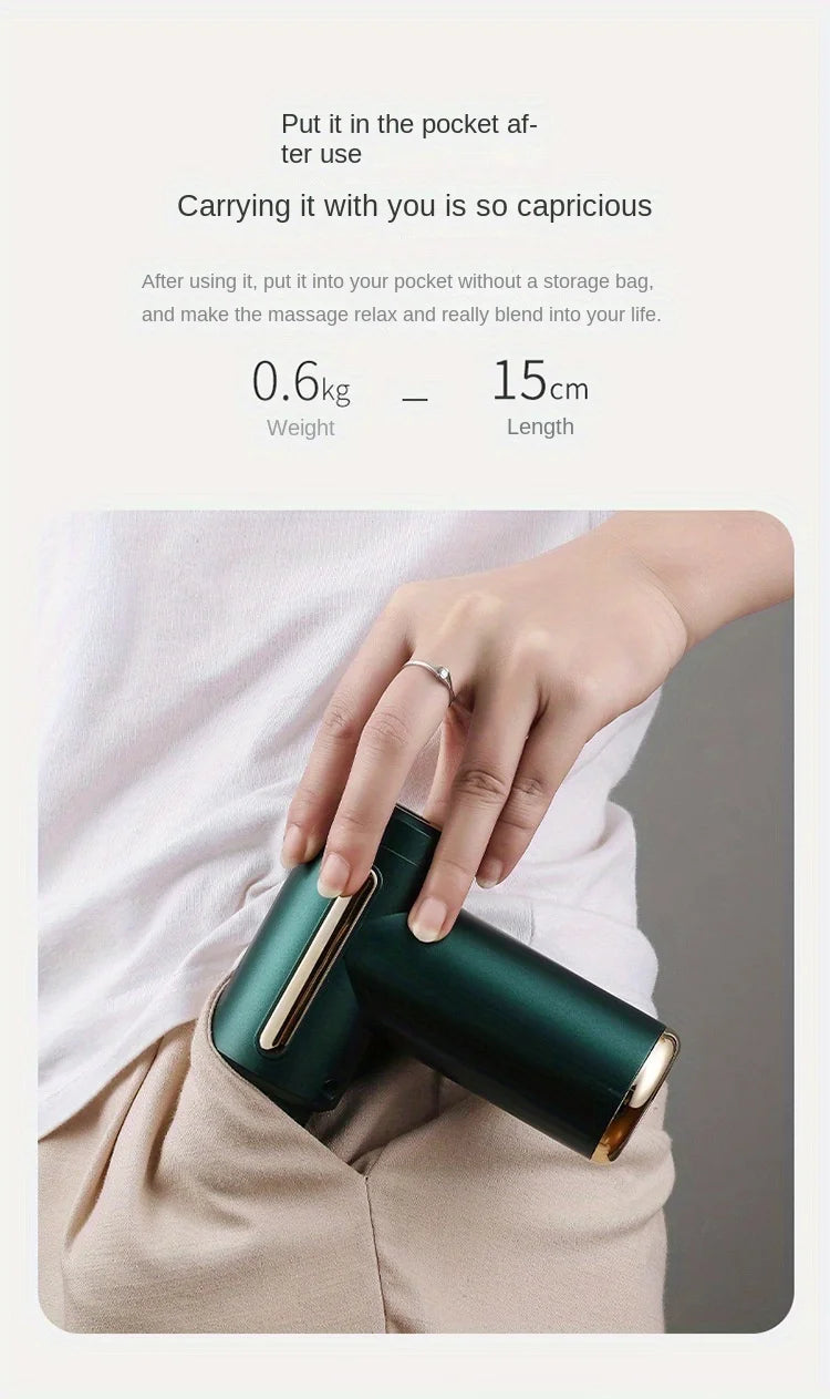 LUXE LINE Massage Gun – Handheld Deep Muscle Massager, 6 Modes & 6 Gears