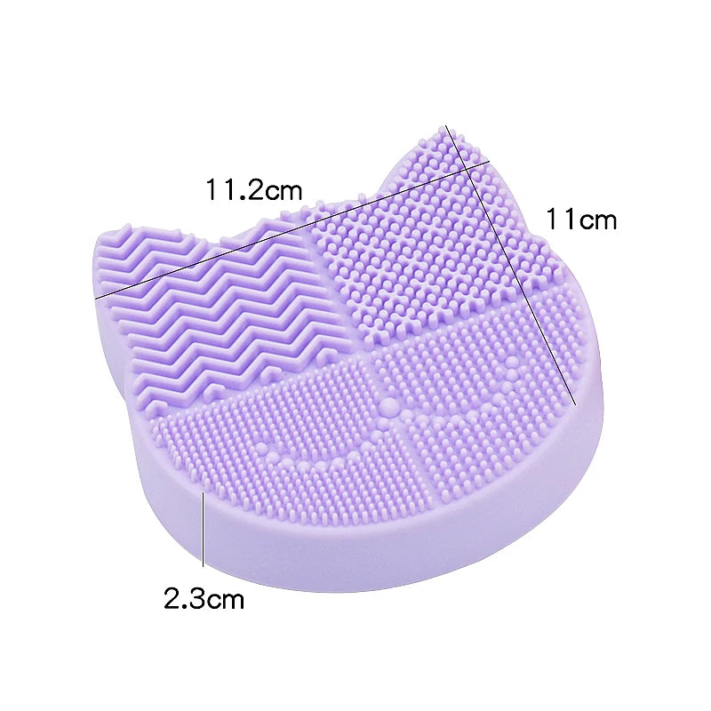 LUXE LINE Silicone Makeup Brush Cleaning Storage Box