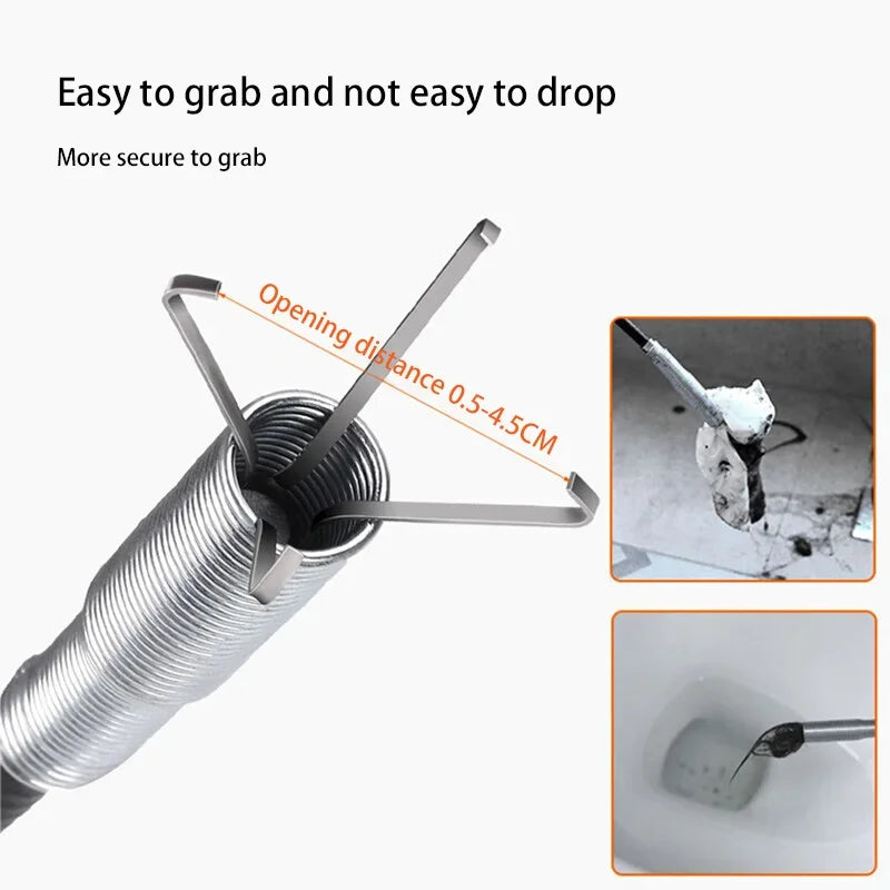 LUXE LINE Drain Snake & Pipe Dredging Tool 60cm