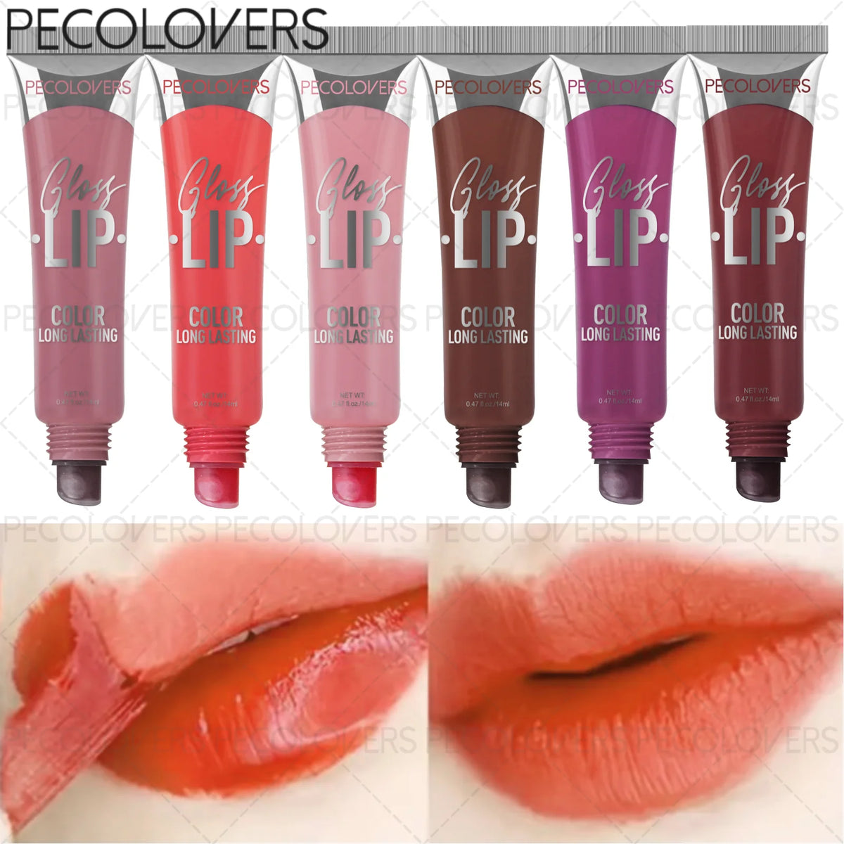 Peel-Off Liquid Lip Gloss Long-Lasting