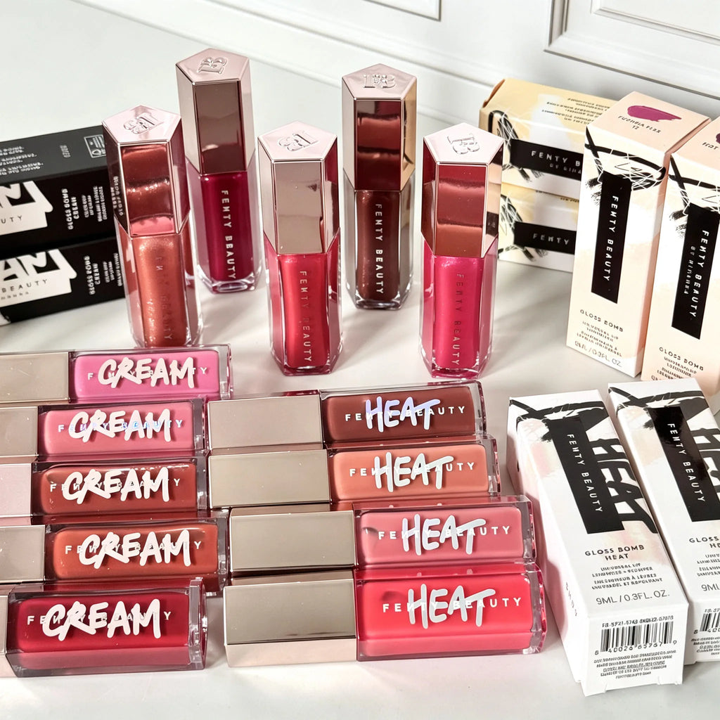 LUXE LINE Fenty Beauty Multicolored Lip Gloss & Contour Makeup Set
