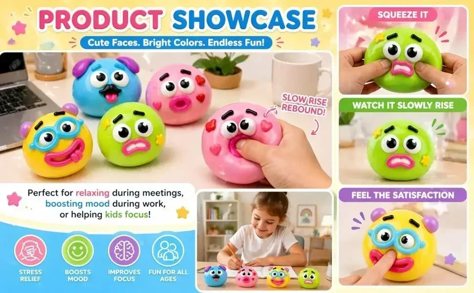 Dog Face Swap Squishy Slow Rise Toy