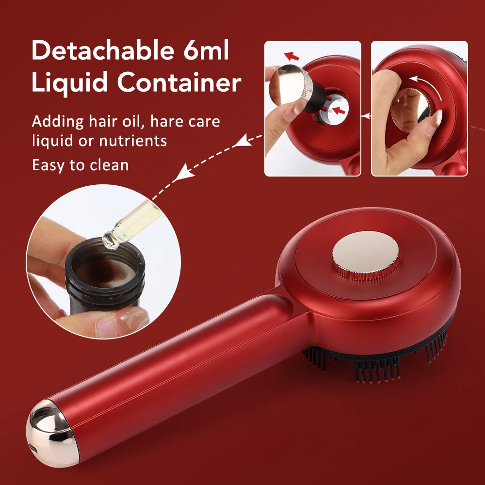 LUXE LINE Scalp Massage Comb with Red Light