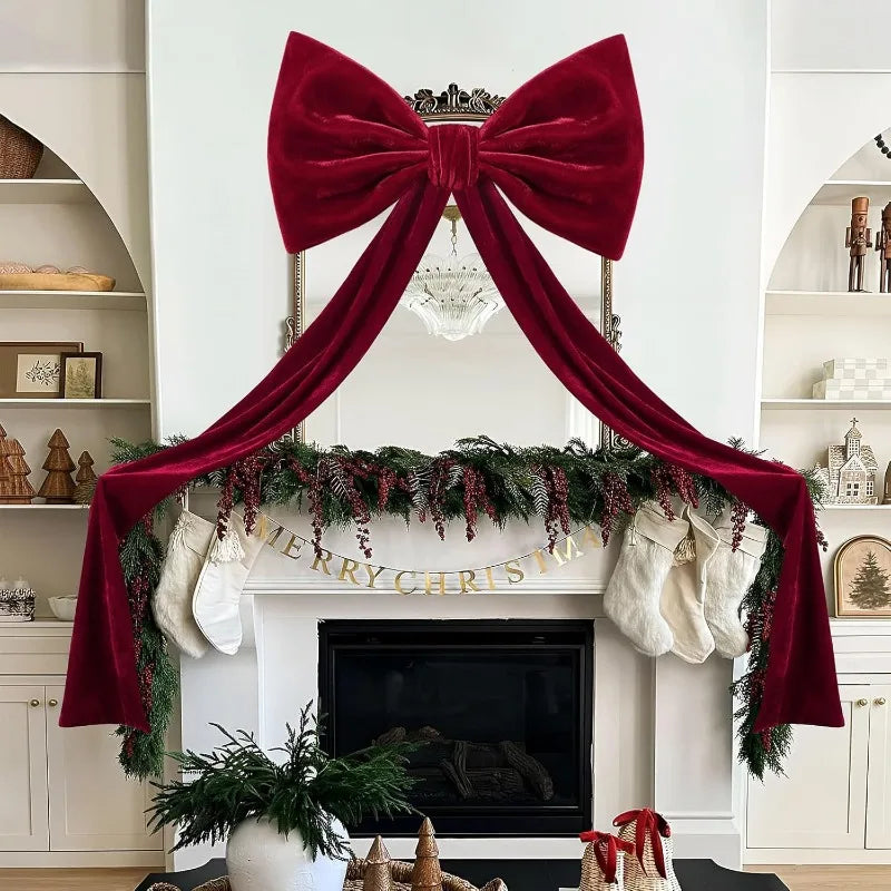 Christmas Bow Tree Topper & Wreath Ornament