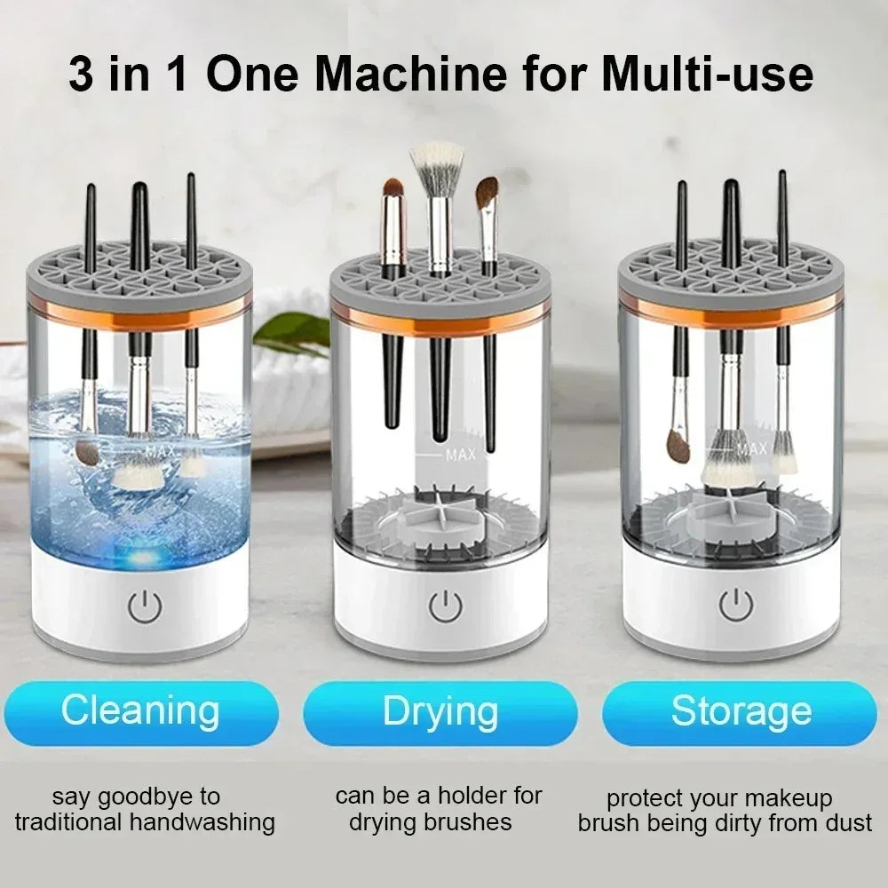 Automatic Electric Makeup Brush Cleaner & Dryer Machine