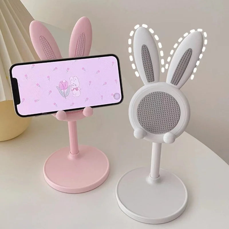 LUXE LINE Cute Rabbit Adjustable Desktop Phone Stand