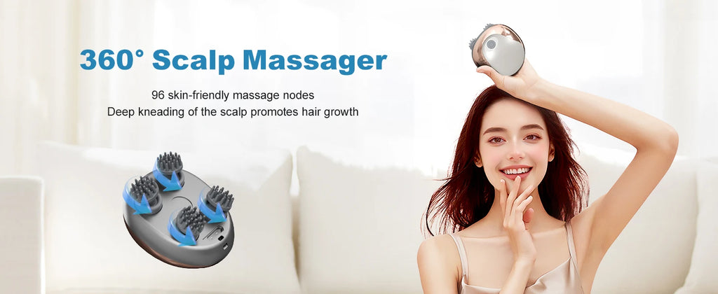 LUXE LINE Electric Scalp Massager Handheld