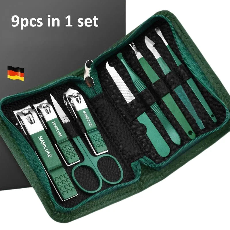 LUXE LINE Manicure Set with Leather Case