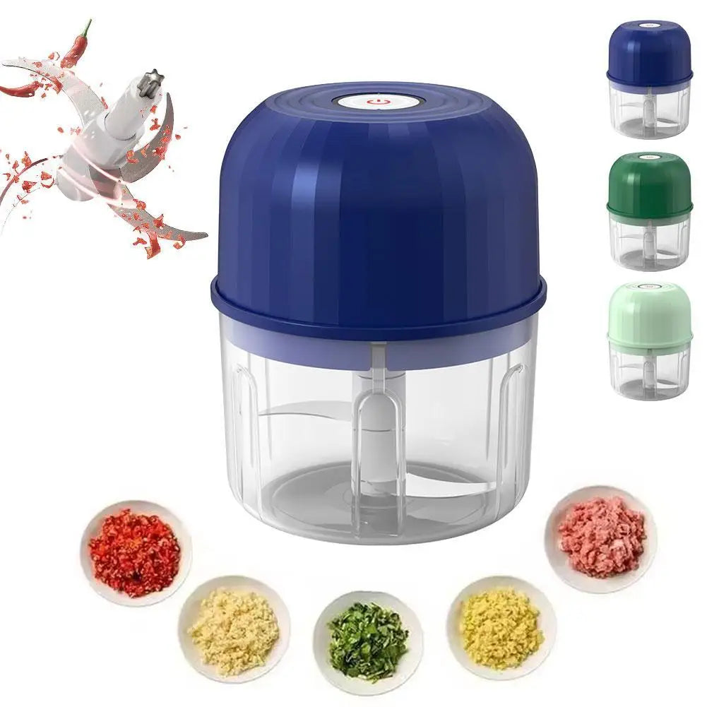 Wireless USB Rechargeable Electric Garlic & Vegetable Chopper