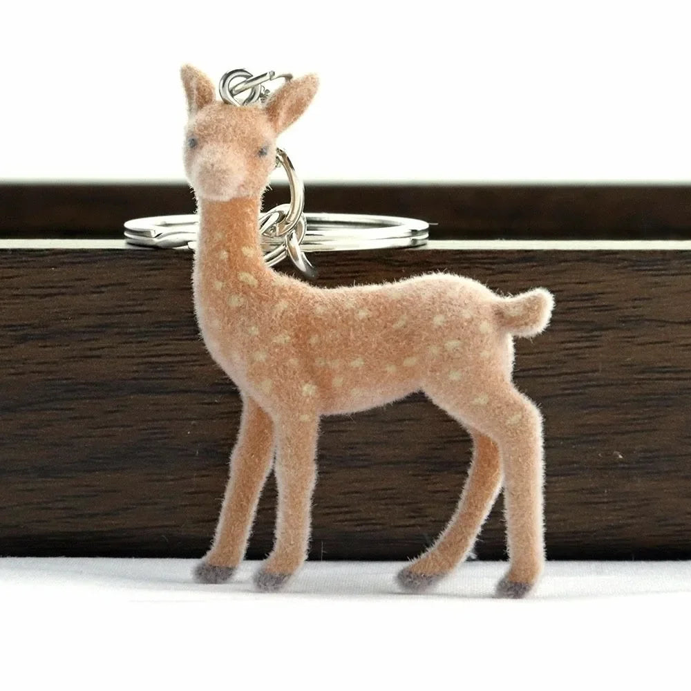 LUXE LINE Cute Deer Phone Charm Keychain