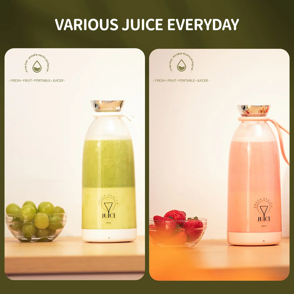 Electric Juicer Juice Cup Citrus Orange Lemon Squeezer USB Charging Kitchen Fruit Juicer Blender Fresh Separator Press Machine