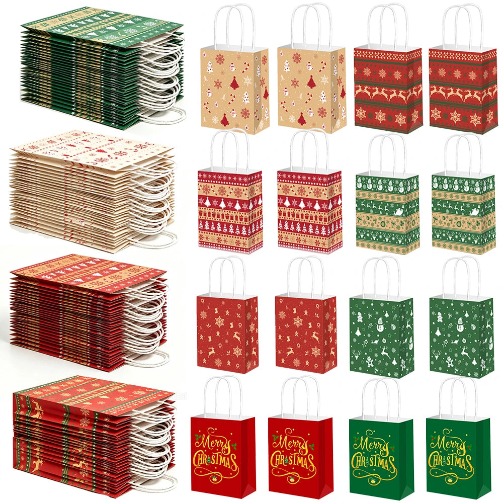 Christmas Gift Bags with Handle