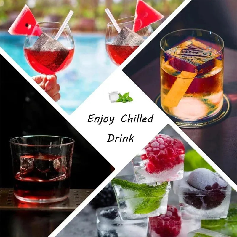 Slow-Melt Spherical Ice Ball Mold Tray