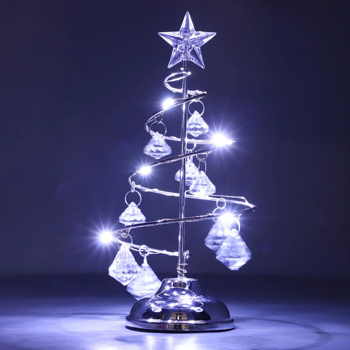 Crystal LED Christmas Tree Night Light