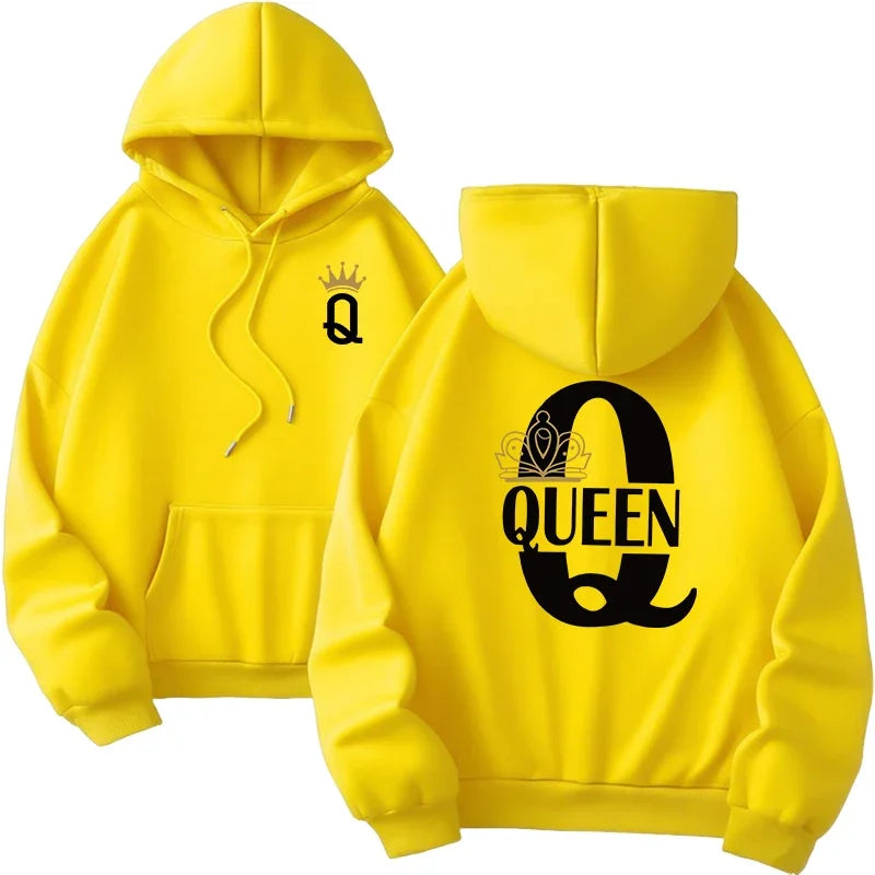 King and Queen Mens and Womens Hoodies