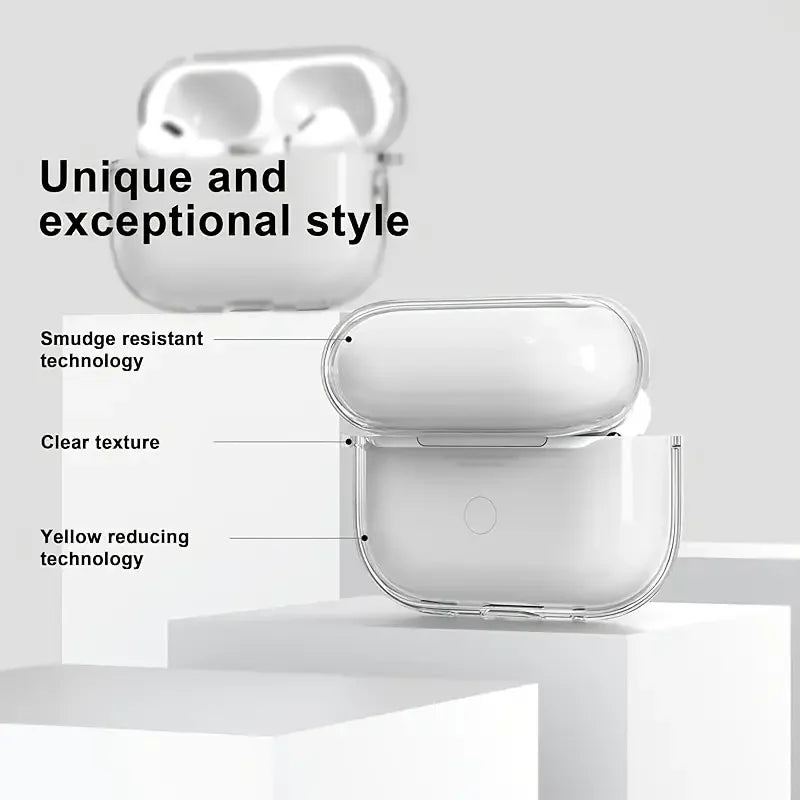 LUXE LINE Clear TPU Shockproof AirPods Case