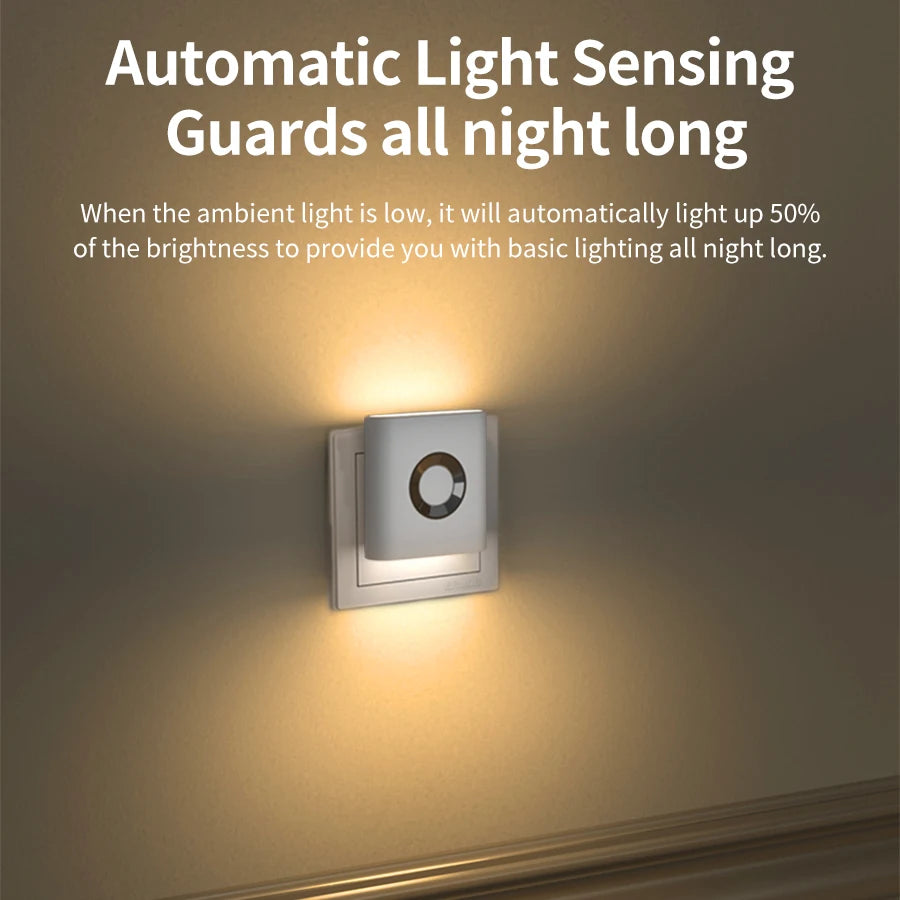 LUXE LINE Motion Sensor Wall Night Light 220V EU Plug