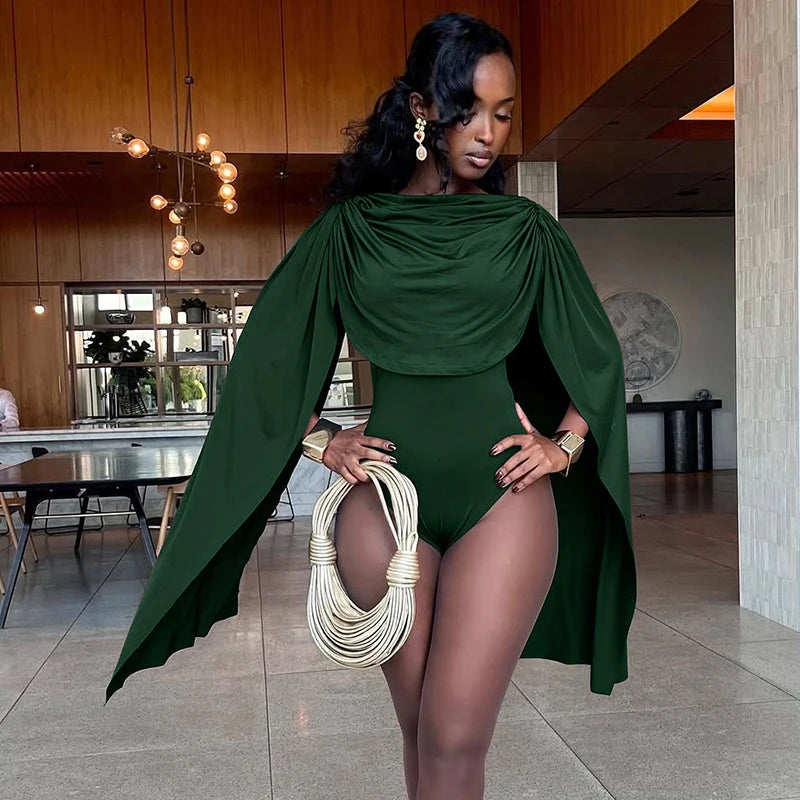 Hugcitar Ruched Bodysuit Romper