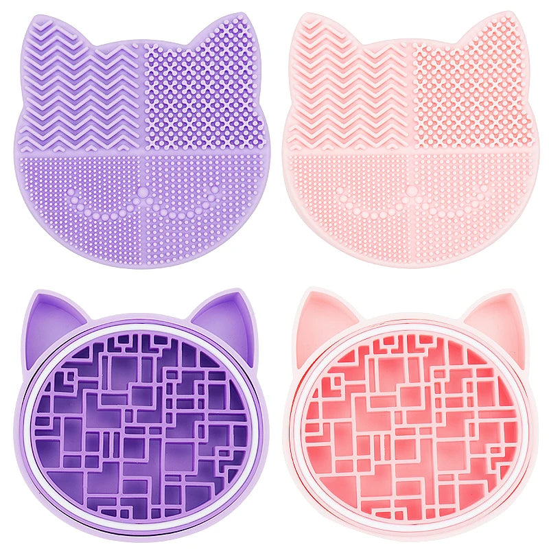 LUXE LINE Silicone Makeup Brush Cleaning Storage Box