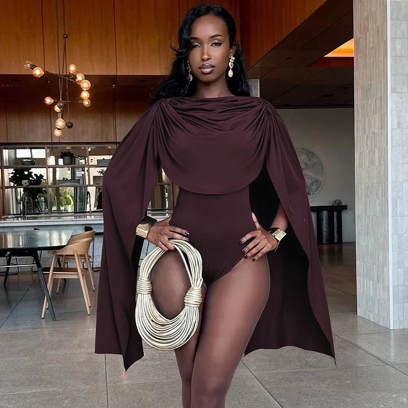 Hugcitar Ruched Bodysuit Romper