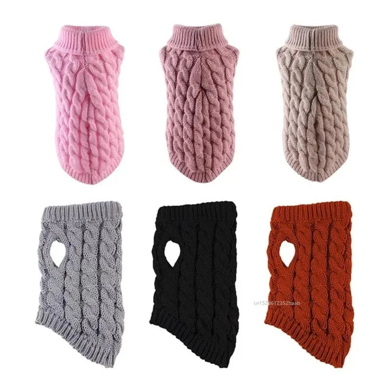 LUXE LINE Knitted Pet Sweater – Small & Medium Dogs, S–XL