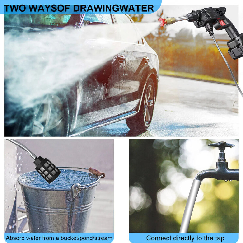 Cordless Electric Pressure Washer with Battery