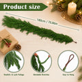 Norfolk Pine Artificial Hanging Wreath 5.6ft