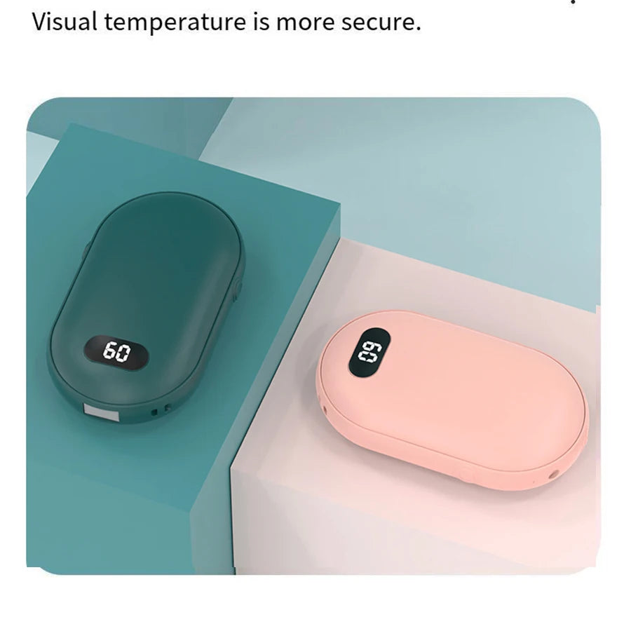 LUXE LINE Portable Double-Sided Hand Warmer
