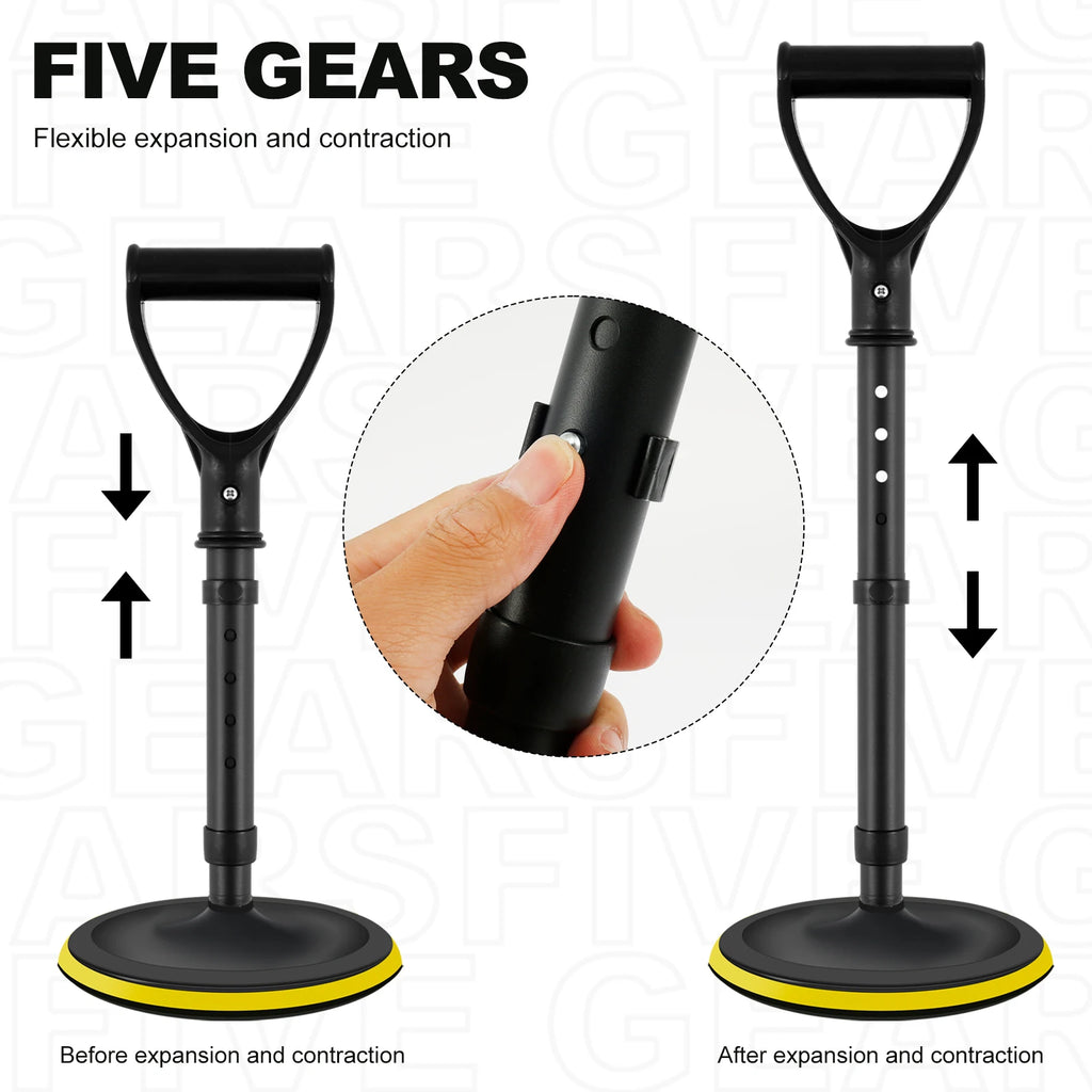 Mobility Aid Tool 5 Height Levels Adjustable Standing Aid Device Elder Cane Stand Assist Aid For Elderly For Mobile Daily Living